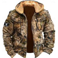 Seasonal Double-layered Thick Fleece-lined Cotton Coat