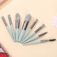 Makeup Brush 8 PCs Suit Eye Shadow Blush Face Powder Repair Highlight Powder Foundation Brush