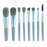 Makeup Brush 8 PCs Suit Eye Shadow Blush Face Powder Repair Highlight Powder Foundation Brush