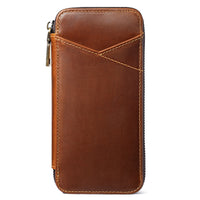Student Pencil Case Made From Crazy Horse First-Layer Cowhide