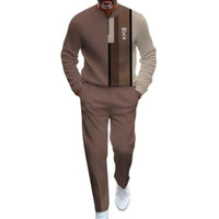 Casual Fashion Men's Long-Sleeve Pants Set