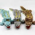 Dog chews and makes noise alligator toy