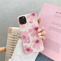 Pink flower phone case