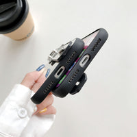 Compatible with Apple , Wristband love mirror phone case
