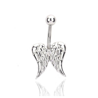 Hypoallergenic Simple Wing Diamond Navel Nail
