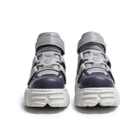Spring And Autumn New Spanish Retro Punk Contrast Color Platform Thick Bottom Shoes
