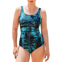 Women's Fashion Simple Print One-piece Swimsuit