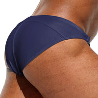 Men's Fashion Metal Buckle Swimming Trunks