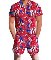 European And American Men's Summer Short-sleeved Suit