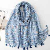 Creative Chinese Style Cotton And Linen Scarf