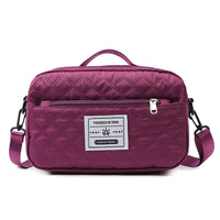 Large-Capacity Fitness Quilted Embroidered Yoga Bag