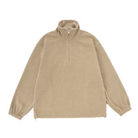 Retro Vibe Simple Heavy Industry Fleece Pullover