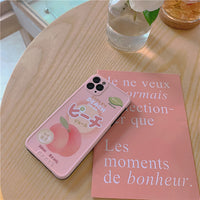 Summer peach phone case