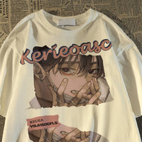 Men's Short-sleeve Cotton Printed T-shirt