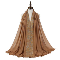 Fashion New Women's Pearl Lace Headscarf