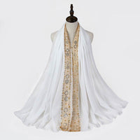 Fashion New Women's Pearl Lace Headscarf