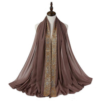 Fashion New Women's Pearl Lace Headscarf