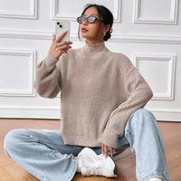Half Turtleneck Autumn And Winter Undershirt Sweater Pullover