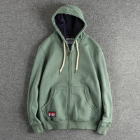 Cardigan Sweater Men's All-match Casual Solid Color Hoodie Fashion