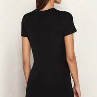 Summer Casual Chic New Round-Neck Short-Sleeve Dress