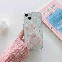 Cute Rabbit Bracket Mobile Phone Case