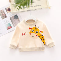 Children plus velvet thick autumn and winter sweater
