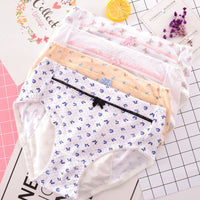 Physiological pants foreign trade cotton women's underwear menstrual menstrual leak-proof printing cotton anti-side leakage safety