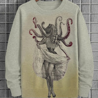 Men's 3D Digital Printed Round Neck Sweater