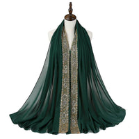 Fashion New Women's Pearl Lace Headscarf