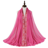 Fashion New Women's Pearl Lace Headscarf