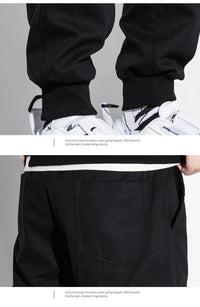 Autumn And Winter M-8 Xl Overalls Men's Loose-Fitting Pants
