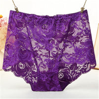 Hollow rose briefs