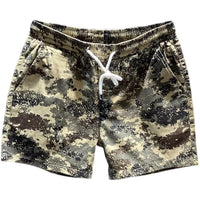 Camouflage Cropped Loose Casual Shorts