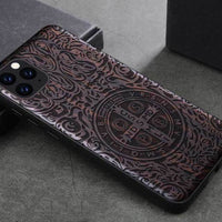Wooden protective sleeve