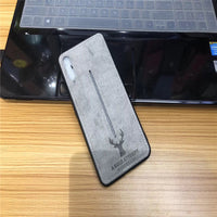 Hard shell leather phone case