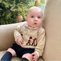Children's cartoon knitted jacket