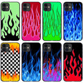 Suitable for XS / XR / 11pro Green Flame Mobile Phone Case
