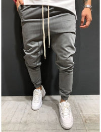 Men's pants woven fabric casual sports jogging Leggings
