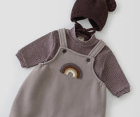 Children's Half High Neck Long Sleeve Warm Top