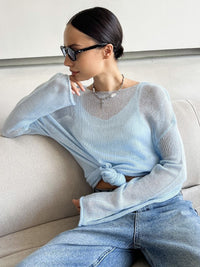 Women's New Fashion Sweet Outer Wear Sun-proof Lazy Loose Top