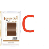 Single Flowering Deep Coffee Planting Grafting False Eyelashes