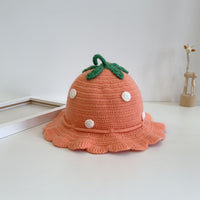 Children's Warm Wide Brim Knitted Hat