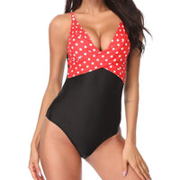 Sexy bikini with tight print suspenders
