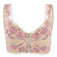 Thin zipper vest bra beauty back underwear