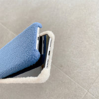 Compatible with Apple , Autumn winter plush mobile phone case