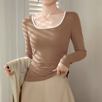 Womens Long-sleeve T-shirt Inner Base Layer Top