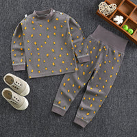Children's High Waist Belly Protective Pants Set