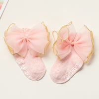 Summer Newborns 0-6-12 Months Bowknot Cotton Socks