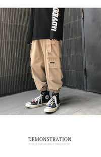 Hip-hop loose overalls boys