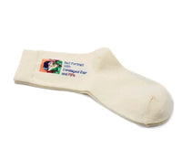 Autumn and winter retro socks personality English oil painting series in the tube socks literary abstract ladies cotton socks